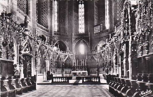 France Albi Le Maitre-Autel et le Grand Choeur de la Basilique Real Photo