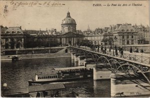 CPA PARIS 6e - 97. L'Institut et le Pont des Arts (55180)