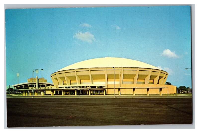 Postcard TN Mid South Coliseum Mid South Fairgrounds Memphis Tennessee 