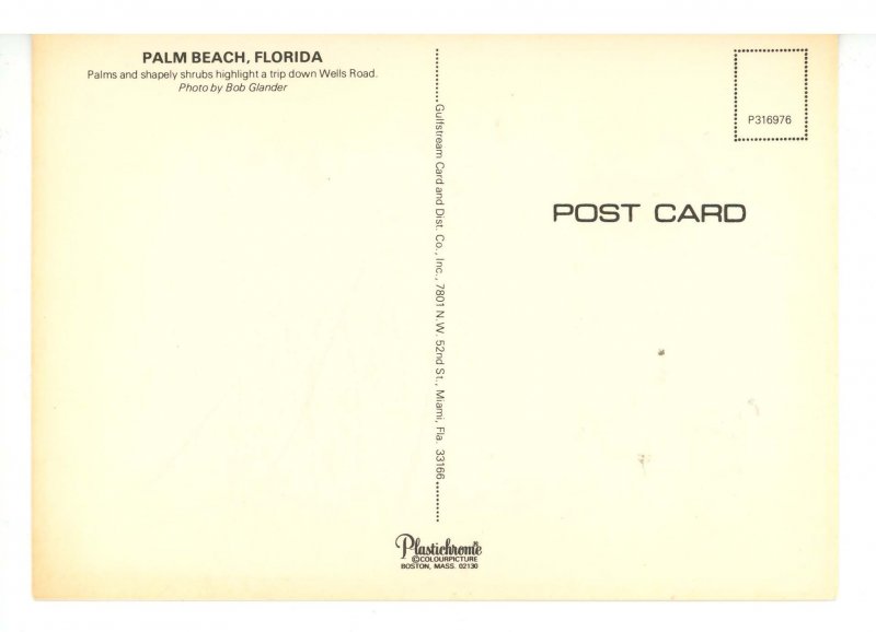 FL - Palm Beach. Wells Road   (continental size)