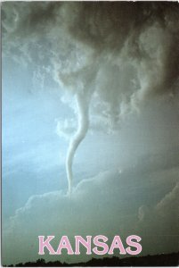 Postcard KS - Kansas Tornado - Lyon County