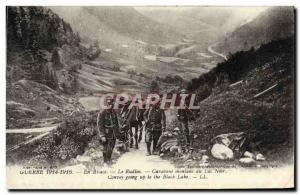 Postcard Old Army War Rudlin The Caravan Amount Au Lac Black Soldiers