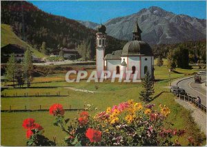 Old Postcard Seefeld Tirol 1200m The Little Church (Baroque)