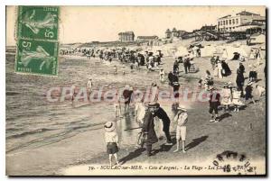 Old Postcard Soulac Sur Mer Cote D'Argent