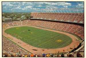 Edmonton, Alberta Canada COMMONWEALTH STADIUM Eskimo Football Home  4X6 Postcard