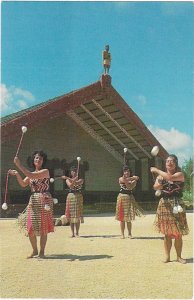 Polynesian Cultural Center Laie Oahu Hawaii 4 Maori Dancers Poi Dance