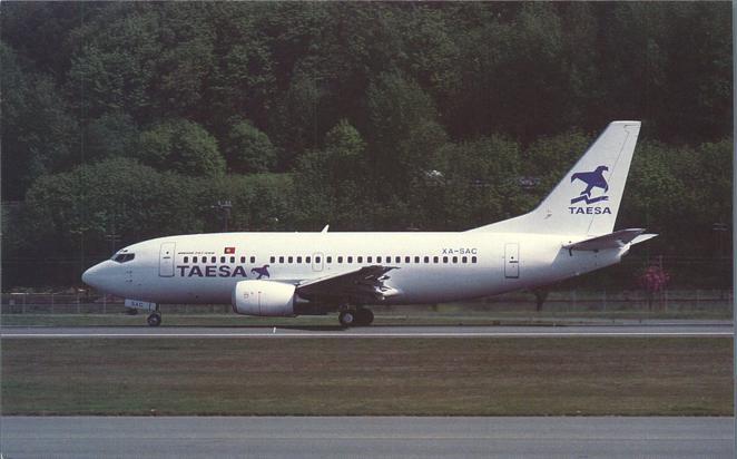 TAESA - Boeing B-737-500 - Former Airline based in Mexico
