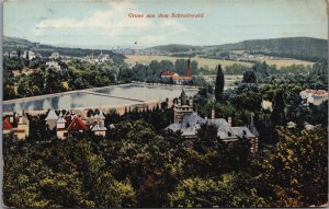 Czech Republic Gruss aus dem Schreibwald Pisárky Brno-střed Postcard C127