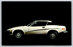 Transportation~White Triumph TR7~Produced 1974 To 1981~British~Vintage Postcard