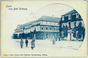 33136 Postcards VINTAGE POSTCARD: GERMANY - GREETING FROM Bad Driburg 1899-