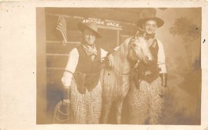 Cowboys, Rodeo Real Photo Unused very small crease bottom edge, some corner wear