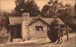 Wheeling West Virginia WV Oglebay Park Cabin Vintage Postcard