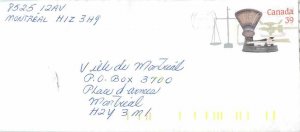 Entier Postal Stationery Canada Post Balance Dayton