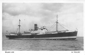 SS Malmo Wilson Line Printed Photo Unused 