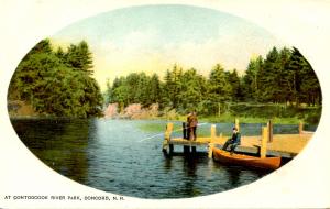 NH - Concord. Contoocook River Park, Fishing