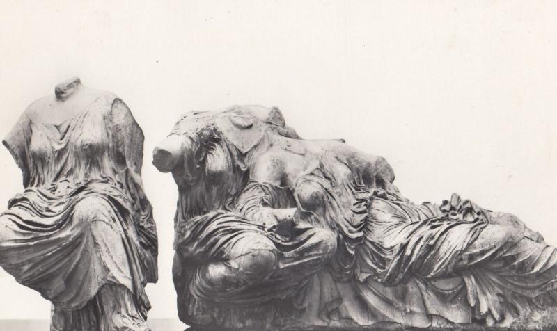 Dione Hestia Aphrodite The Hesperidae East Pediment Parthenon Postcard