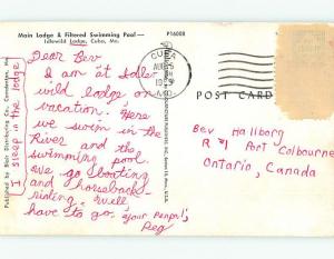 Pre-1980 LODGE SCENE Cuba Missouri MO J7489
