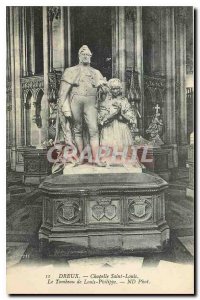 Old postcard Chapelle Saint Louis Dreux Louis Philippe Tomb