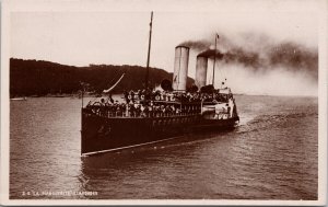 SS 'La Marguerite' Llandudno Steamship UK c1907 Bunney's Real Photo Postcard G70