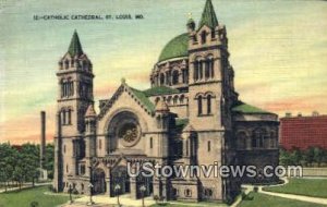 Catholic Cathedral  - St. Louis, Missouri MO Postcard