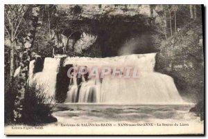 Old Postcard surroundings Salins les Bains in St. Anne Nans Source For Lizon