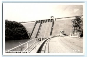 Hiwassee Dam North Carolina NC Real Photo RPPC Postcard (DS15)