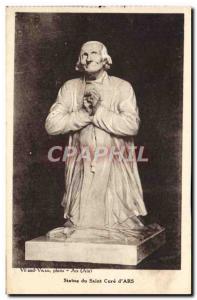 Old Postcard Ars Statue of the Holy Cure of & # 39Ars