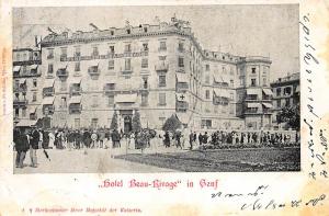 SUISSE : hotell beau-rivage in genf, where empress sissi elizabeth of austria...