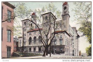 RICHMOND, Virginia, PU-1908; Jefferson Hotel