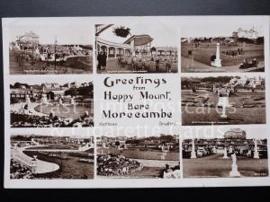 c1949 RP Morecambe, Greetings from Happy Mount - Multiview - ALL IMAGES SHOWN