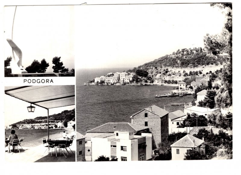 Real Photo, Podgora, Croatia, Used 1975 Yugoslavia