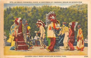 Indian Ceremonial Dance Great Smoky Mountains National Park, USA 1953 