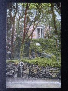 Isle of Wight BLACKGANG The Fountain & Shakespeare Memorial - Old Postcard
