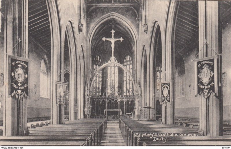 DERBY, England, UK, 1900-10s ; St. Mary's Catholic Church