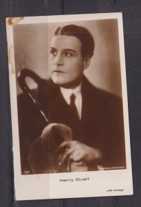 HENRY STUART, BRITISH ACTOR in GERMAN FILMS, c1930 ppc., unused.