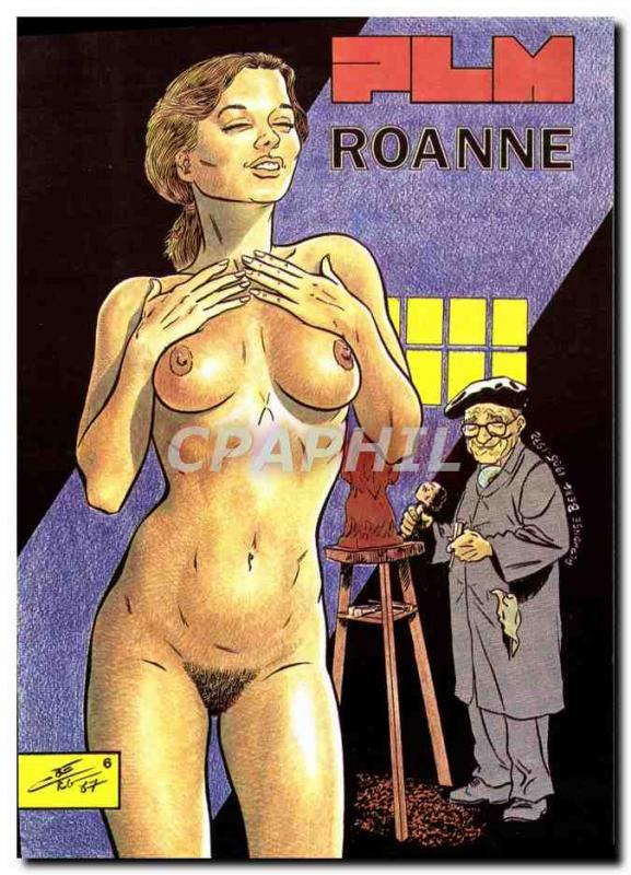 Postcard Modern Naked erotic illustrator Charles Berg PLM Roanne