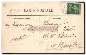 Postcard Old Mountain Luchon L & # 39avenue The Carnot in full dress guides