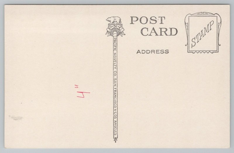 Turlock California~Lowell Grammar School~Building Behind Trees~Windy~ B&W~1920s