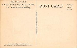 3700 General Motors Building, Official Post Card of A Century of Progress