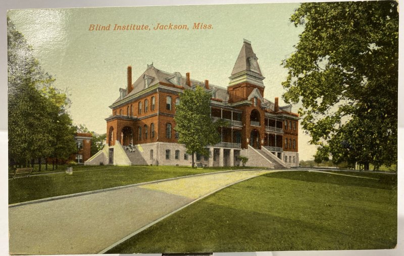 1910s Jackson, Mississippi Blind Institute Postcard