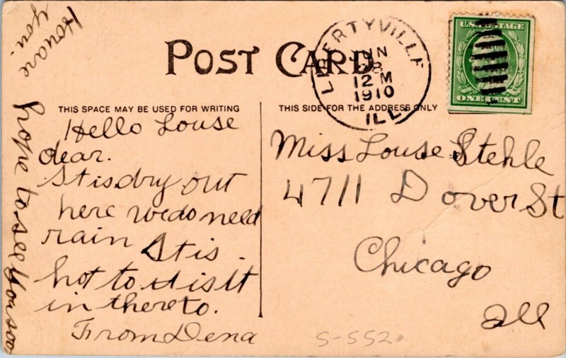 Postcard IL Rockefeller - Scene on Diamond Lake