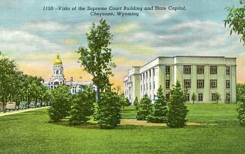 WY - Cheyenne, State Capitol & Supreme Court Building