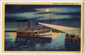 Steamer on Chautauqua  Lake NY