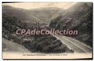 Picturesque Old Postcard Montlucon in the Gorges du Dienat