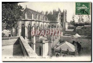 Old Postcard Montpellier La Cathedrale L & # 39abside