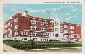 Iowa Cedar Rapids Roosevelt Junior High School 1945 Curteich