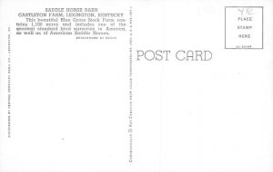 Castleton Farm Lexington Kentucky Postcard