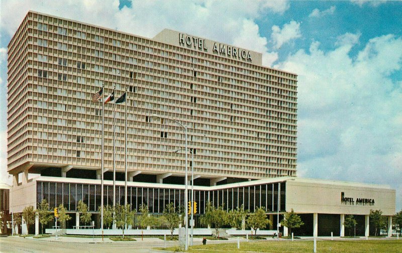 Postcard Postcard Hotel America, Houston, TX