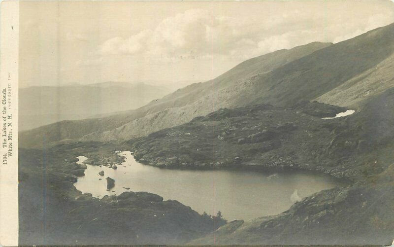 New Hampshire White Mountains The Lakes of the Cloud #1704 Postcard 22-3440