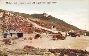 Motor Road Terminus And Old Lighthouse Cape Point Postcard